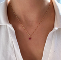 Collier Joie Pierre Rose