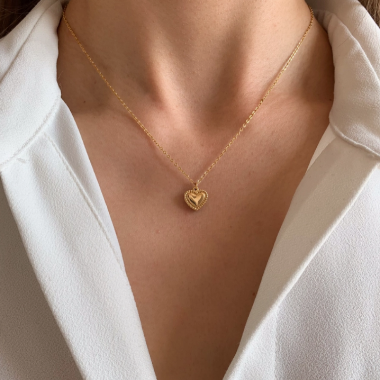 Collier Coeur en Or
