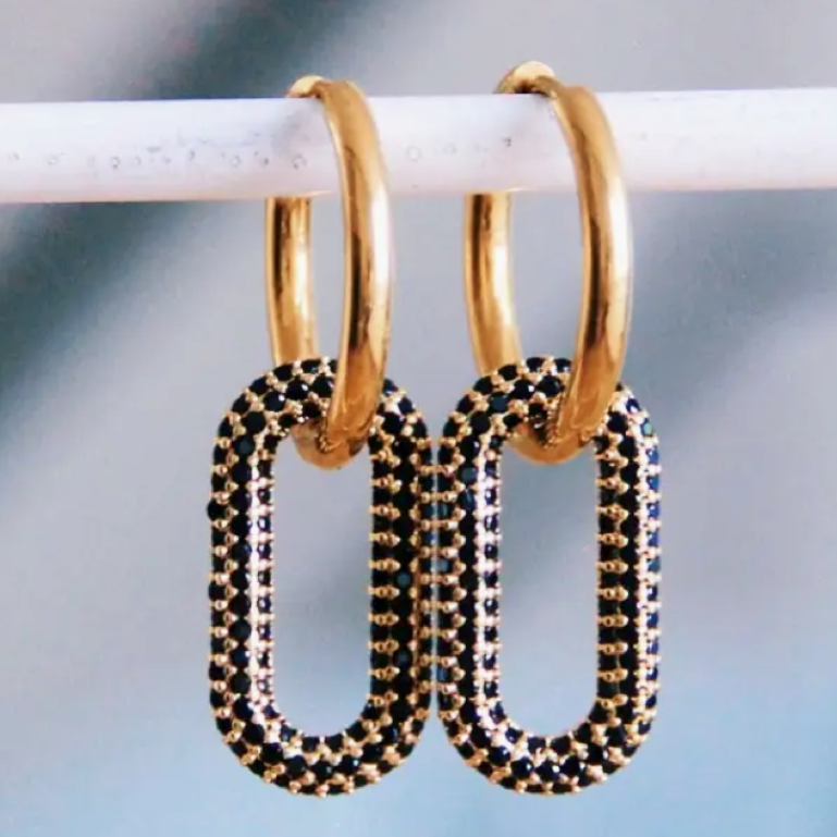 Boucles d'oreilles Éclat de nuit